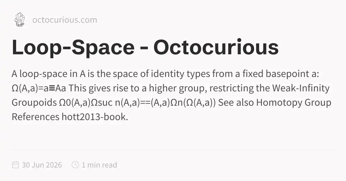 Headspace Loop Loop-Space - Octocurious